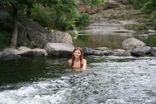 You can swim in the natural baths.