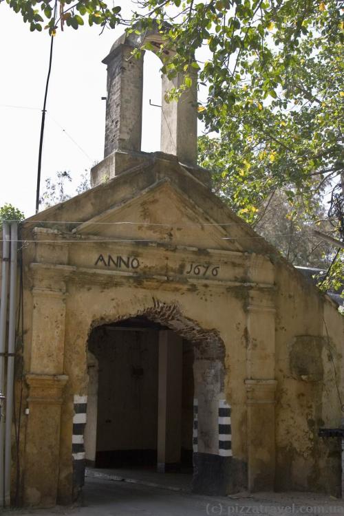 Gateway to Fort Frederick, which is still used by the military