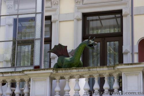 Original decoration of a balcony