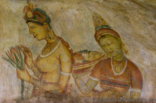 Paintings at Sigiriya