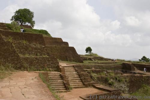 Remains of the palace (monastery?) at the top