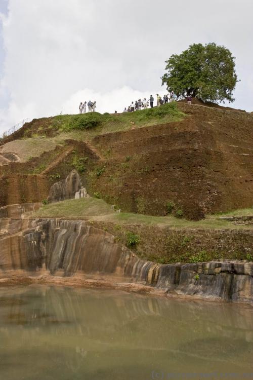 At the top of Sigiriya