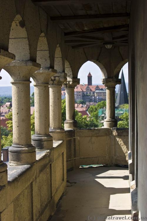 Observation deck on the tower