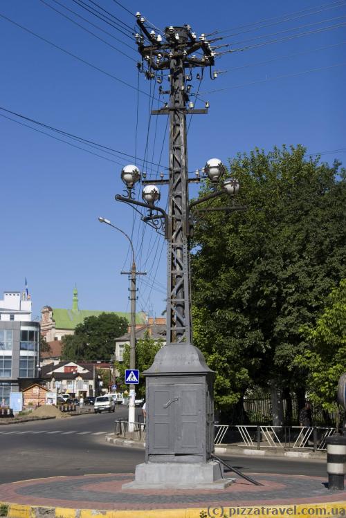 Interesting electric pole