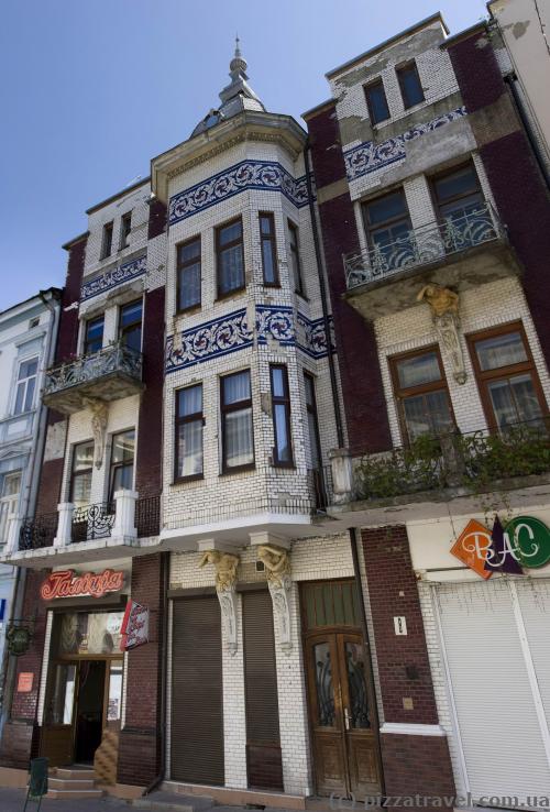 Unusual house on the Ivan Mazepa Street