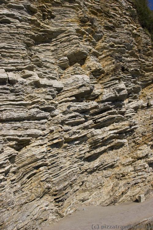 Interesting rocks at the Mogren Beach