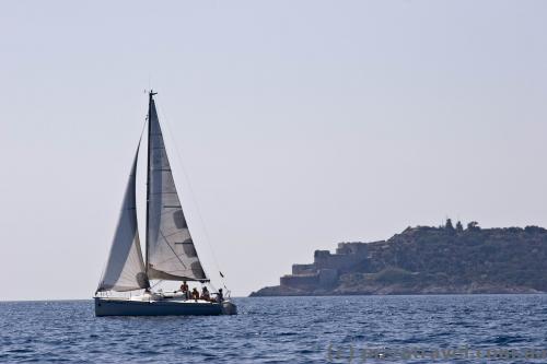 In the background you can see the old Austro-Hungarian castle Prevlaka.