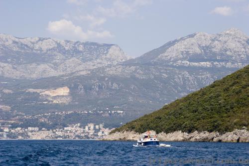 Herceg Novi in the distance