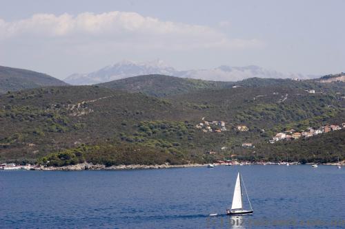 In the distance you can see the Lovcen National Park 