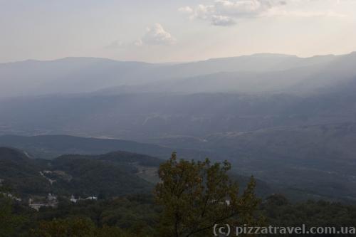 View from the monastery