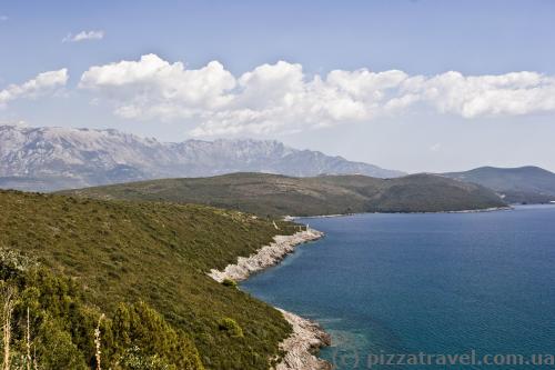 Scenery along the way to the Zanjich beach