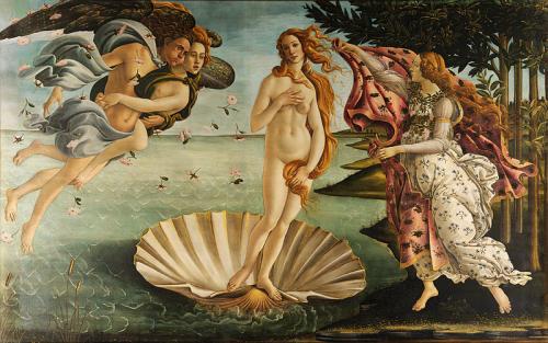 The Birth of Venus (Botticelli, 1482-1486)