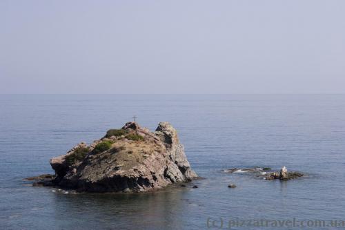 Rocks near the Baths of Aphrodite