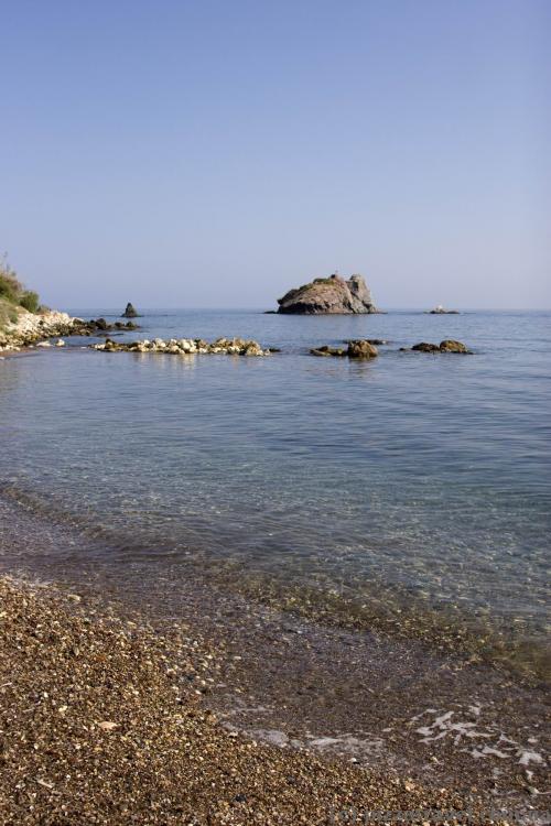 Beach near the Baths of Aphrodite