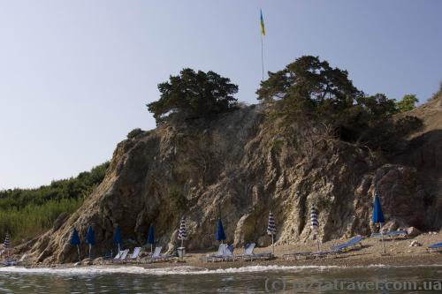 Beach near the Baths of Aphrodite