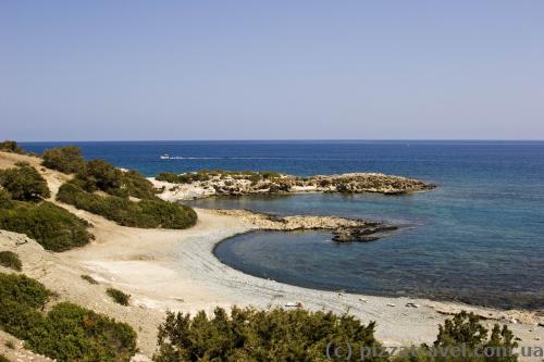 Absolutely deserted beaches on the Akamas Peninsula