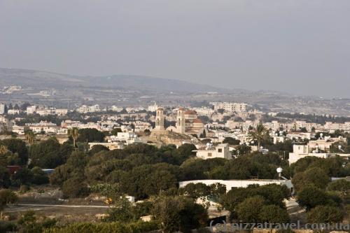 Paphos view from the archaeological park