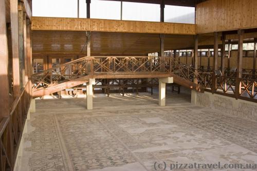 Ancient mosaics in the archaeological park of Paphos