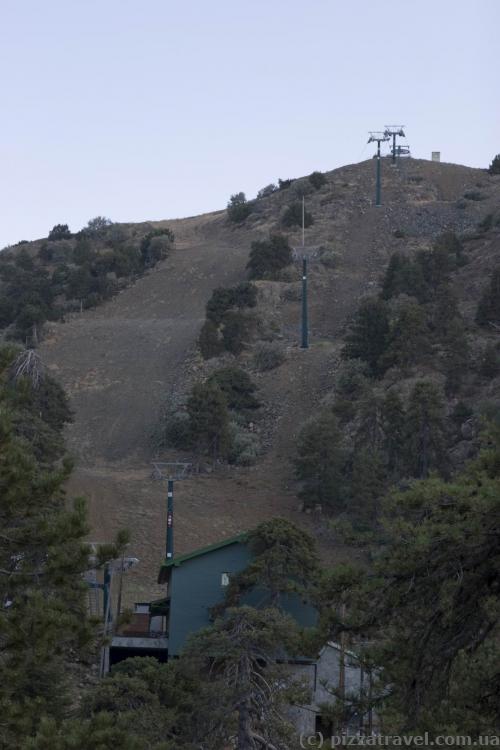 Small ski resort in Troodos