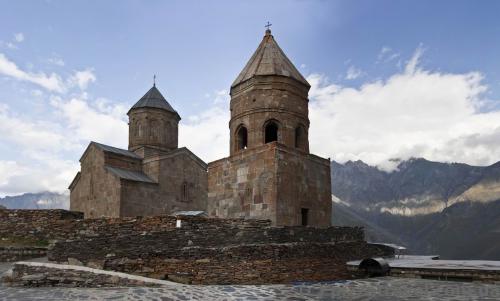 Trinity Church in Gergeti