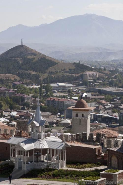 View of part of the Rabat Fortress and Akhaltsikhe town