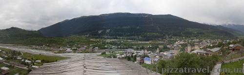 On the roof of the tower