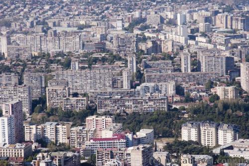 View of Tbilisi from the Ferris wheel