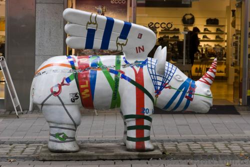 Flying rhino, a symbol of Dortmund