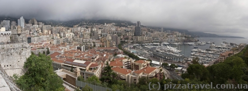 View of Monaco from the old city