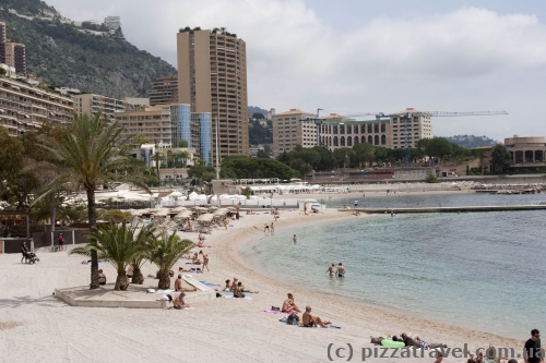 City beach in Monaco