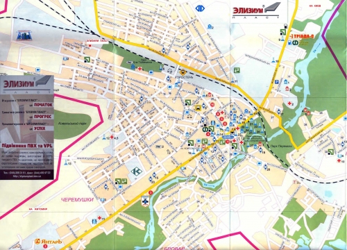 Map of Korosten