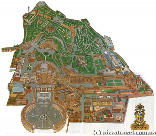 Map of Vatican