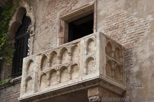 Juliet's balcony in Verona