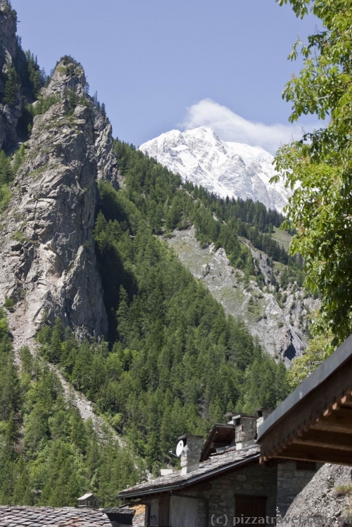 Courmayeur - Mont Blanc view from the hotel window