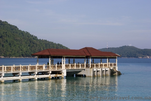 The PIR hotel and some others have their own piers.