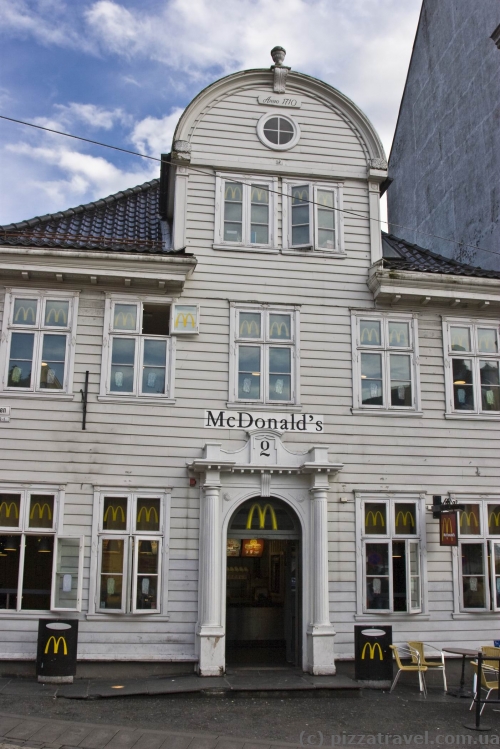 Wooden McDonald's in Bergen