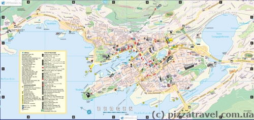 Map of Bergen