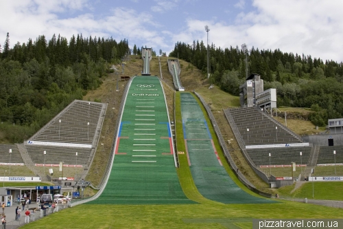 Olympic trampolines in Lillehammer