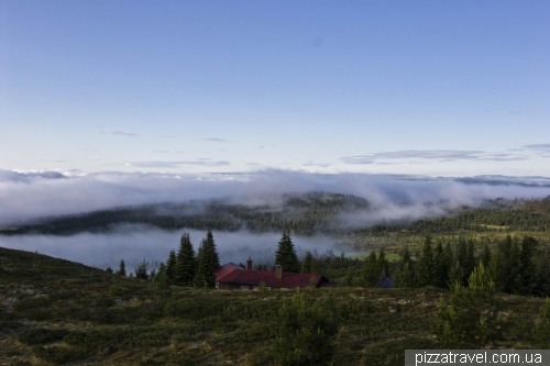 Beautiful scenery around the Storefjell Resort Hotel