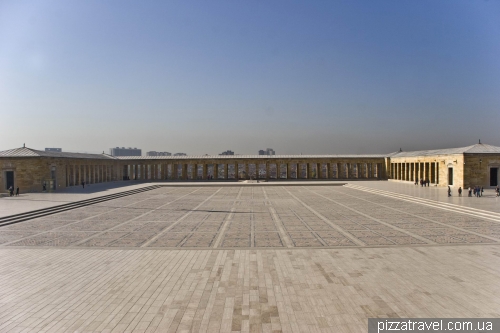 The mausoleum of Mustafa Kemal Ataturk in Ankara