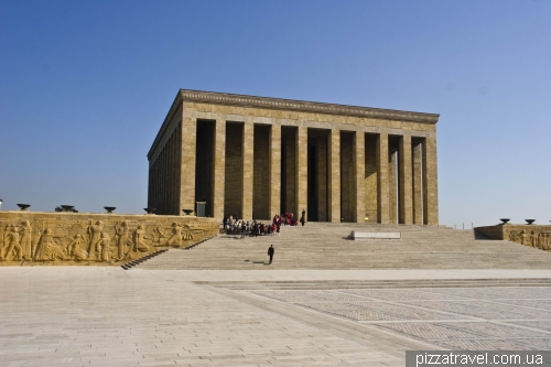 The mausoleum of Mustafa Kemal Ataturk in Ankara