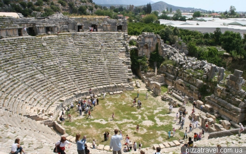 Amphitheater of the ancient city of Myra