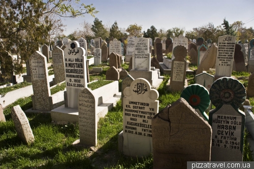 Cemetary near Mevlana Museum in Konya