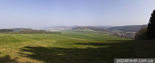 Panorama near the tower