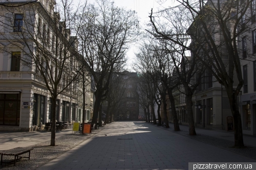 Schiller Street in Weimar