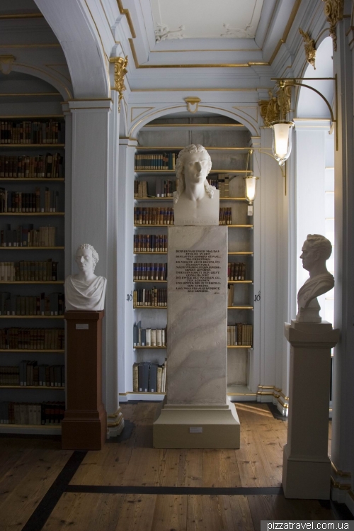 Rococo Hall in the library of Duchess Anna Amalia in Weimar