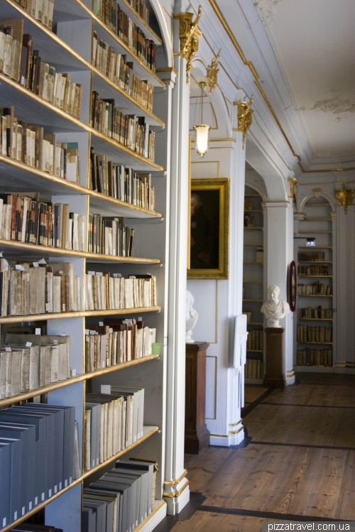 Rococo Hall in the library of Duchess Anna Amalia in Weimar