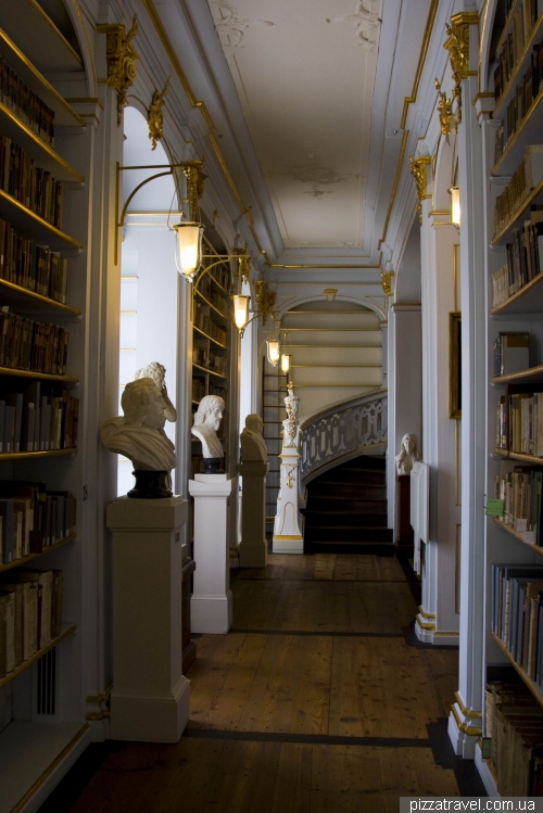 Rococo Hall in the library of Duchess Anna Amalia in Weimar