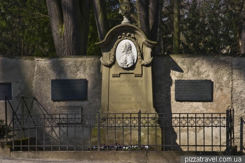 Historical cemetery in Weimar