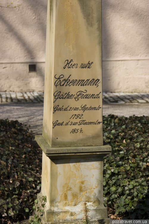 Historical cemetery in Weimar